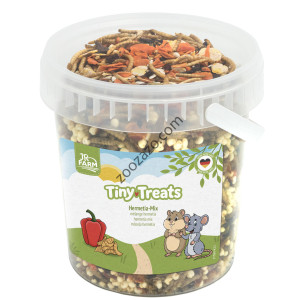 Лакомства за гризачи, Херметия Микс, 200 гр. - JR FARM Tiny Treats Hermetia-Mix 